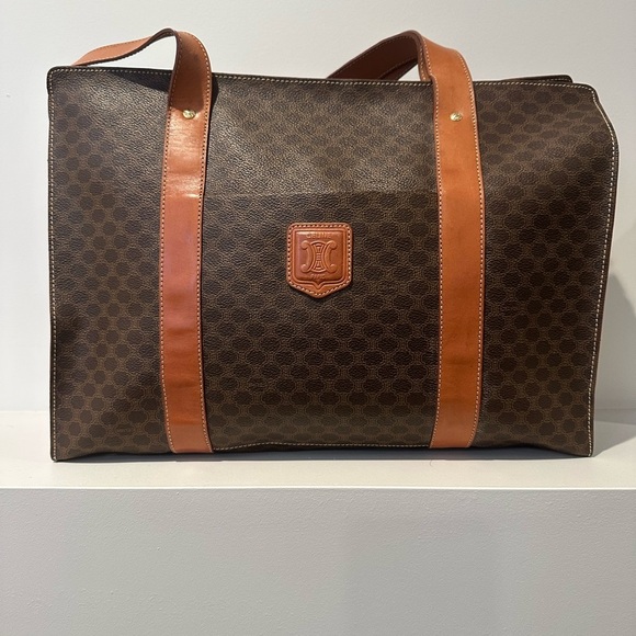 Celine Handbags - Celine Macadam Messenger Bag